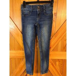 Mudd Mid Rise Leggings Blue Jeans Girls Size 10 (2664)